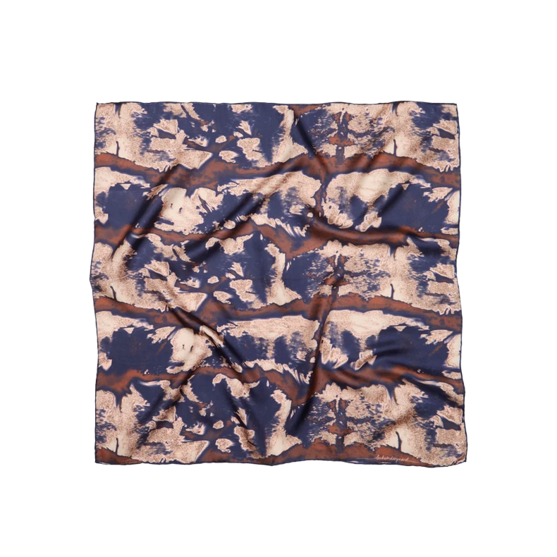 Tinea tiedye sia scarf Beck S�ndergaard, navy blue