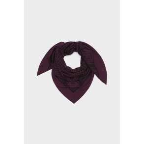 Triangle trinity M cashmere scarf Lala Berlin, mosto
