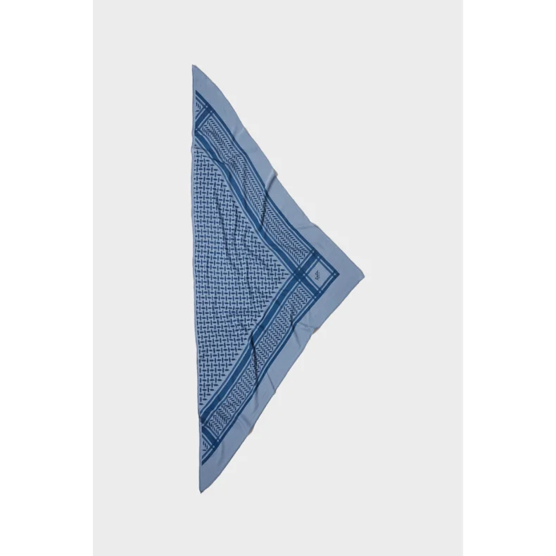 Triangle swoosh M cashmere scarf Lala Berlin, niagara