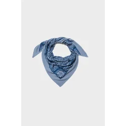Triangle swoosh M cashmere scarf Lala Berlin, niagara
