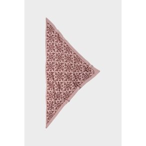 Triangle lalagram M cashmere scarf Lala Berliin, carneo