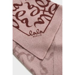 Triangle lalagram M cashmere scarf Lala Berliin, carneo