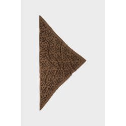 Triangle lalagram M cashmere scarf Lala Berlin, tawny