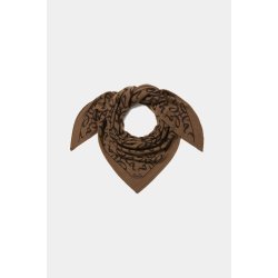 Triangle lalagram M cashmere scarf Lala Berlin, tawny