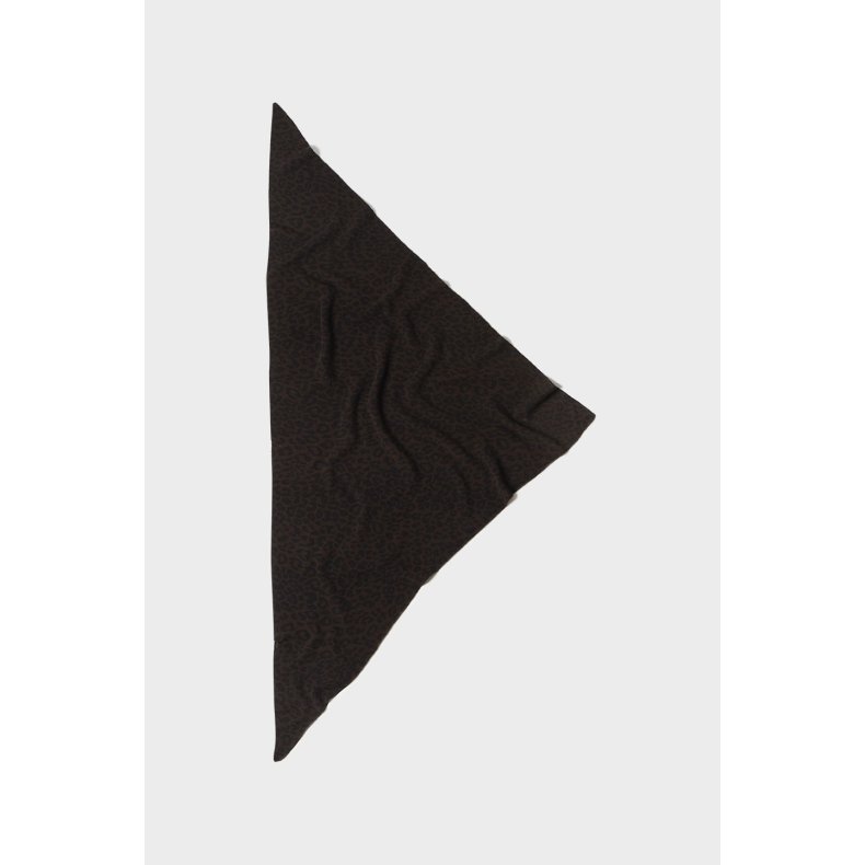 Triangle leo M cashmere scarf Lala Berlin, blend caffee