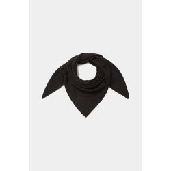 Triangle leo M cashmere scarf Lala Berlin, blend caffee