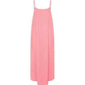Vancouver sl long dress frau, hot coral stripe