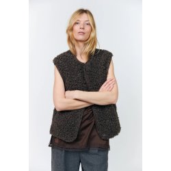 Vadall vest sl Lollys Laundry, dark mokka