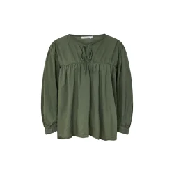 Eike cotton full sleeve blouse Rabens Saloner, macadan