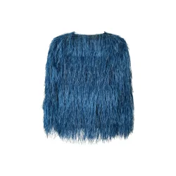 Safi plume blouse Rabens Saloner, navy