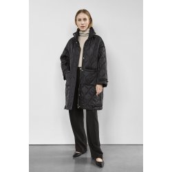 Alba quilted coat WithBlack, black