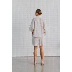 Bianca batsleeve shirt WithBlack, summer grey