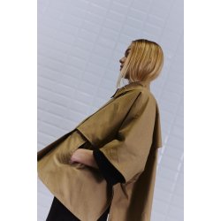 Lmedusa trench coat WithBlack, camel