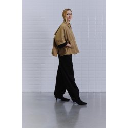 Lmedusa trench coat WithBlack, camel