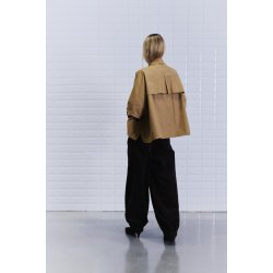 Lmedusa trench coat WithBlack, camel