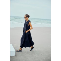 Blagneta sl medi dress WithBlack, black