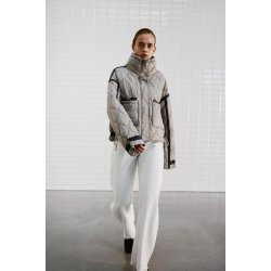 Alba quilted jacket WithBlack, grey sand