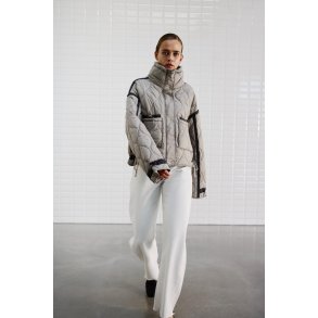 Alba quilted jacket WithBlack, grey sand