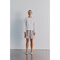 Marit Ls shirt WithBlack, white