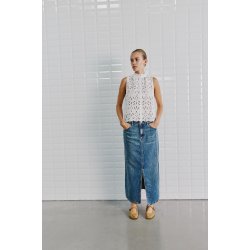 Marit Ls top WithBlack, white