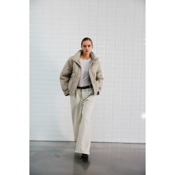 Veda quilted jacket WithBlack, silver lining