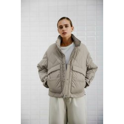 Veda quilted jacket WithBlack, silver lining