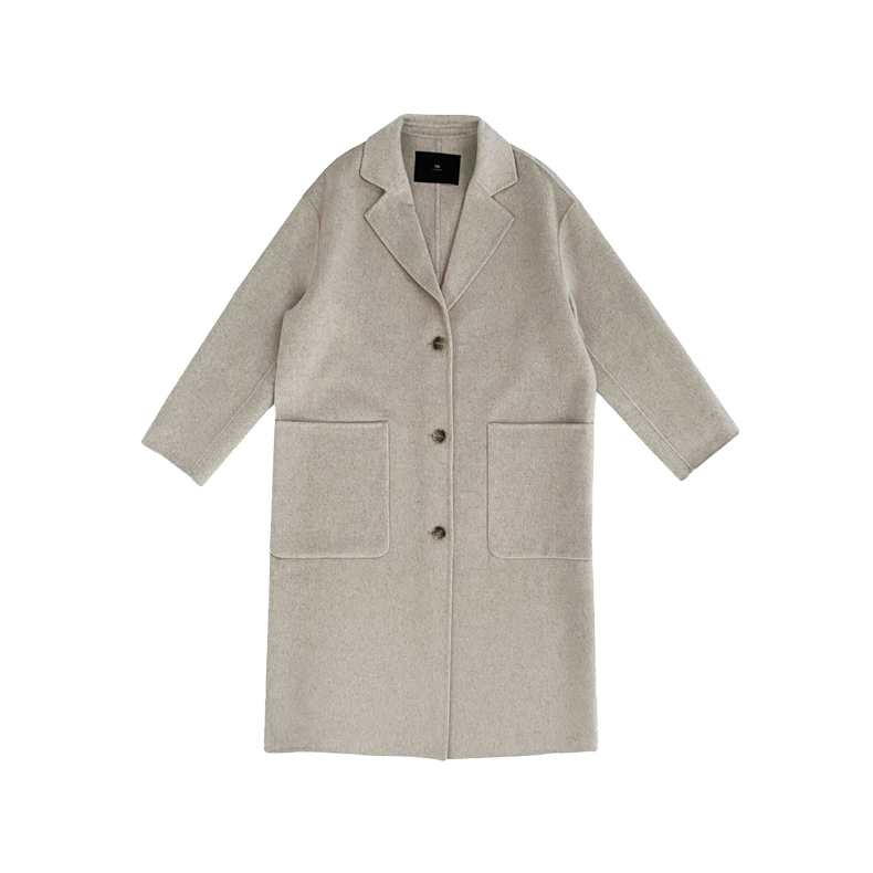 Celine mel spring coat Withblack, birch