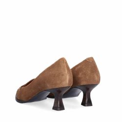 Pumps Billi Bi, tabac babysilk suede