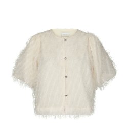 Aisa frilly blouse Neo Noir, creme