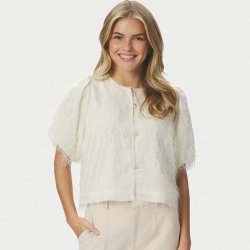 Aisa frilly blouse Neo Noir, creme