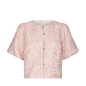 Aisa soft brocade blouse Neo Noir, light pink