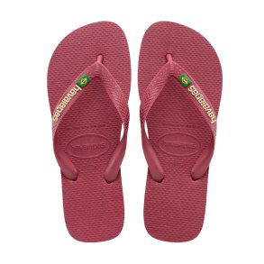Brasil logo Havaianas, amaranth