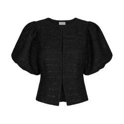Anela boucle blouse Neo Noir, black