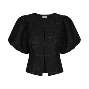 Anela boucle blouse Neo Noir, black