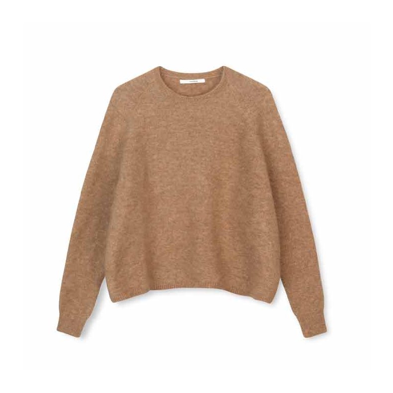 Anika strik Sibin Linnebjerg, camel