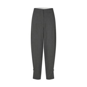 Anjou trousers Second Female, dark grey melange