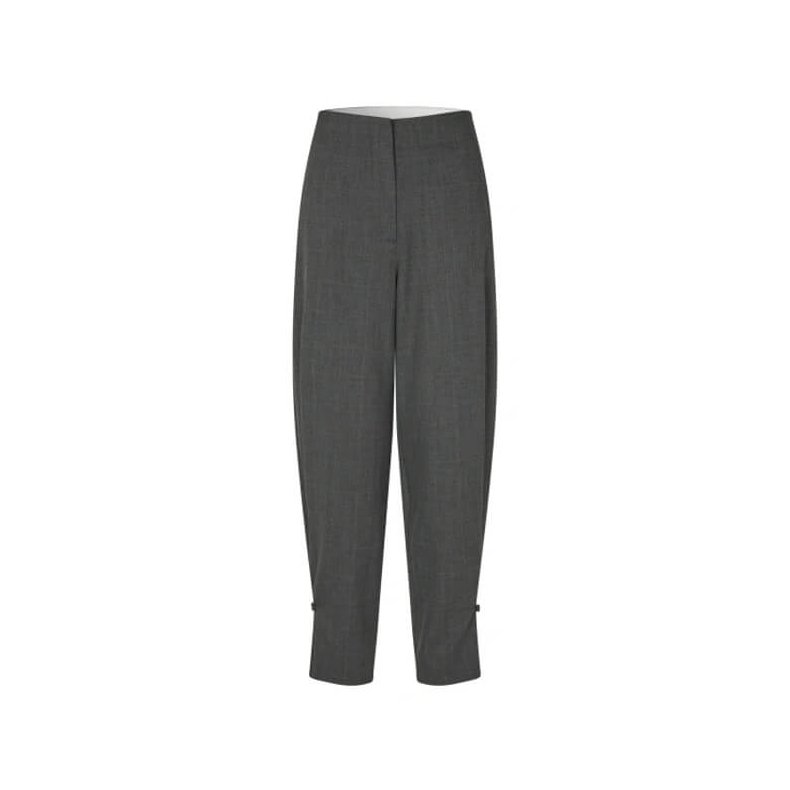 Anjou trousers Second Female, dark grey melange