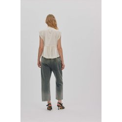 Deona cotton blouse Rabens Saloner, bone