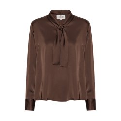 Audrey blouse Karmamia, Semi Rich Brown