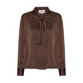 Audrey blouse Karmamia, Semi Rich Brown