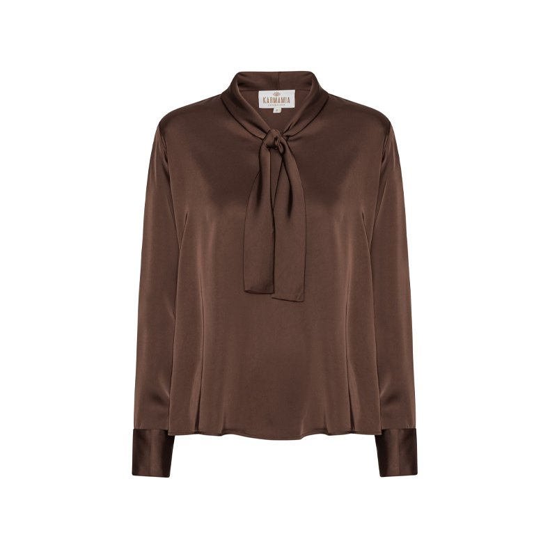 Audrey blouse Karmamia, Semi Rich Brown
