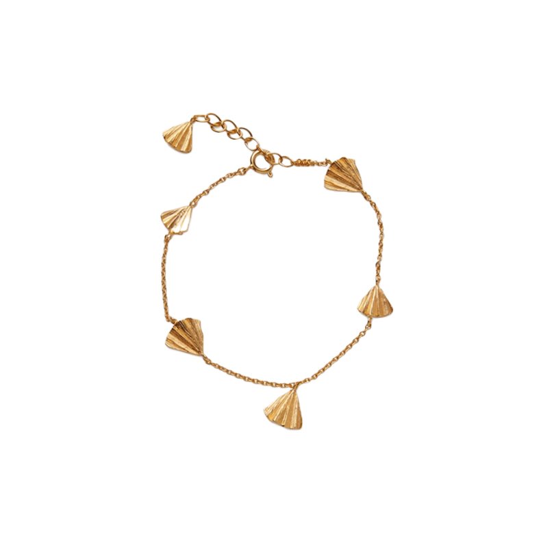 Autumn leaf bracelet Pernille Corydon, gold