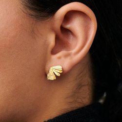 Autumn leaf earsticks Pernille Corydon, gold