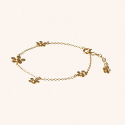 Wild poppy bracelet Pernille Corydon, gold