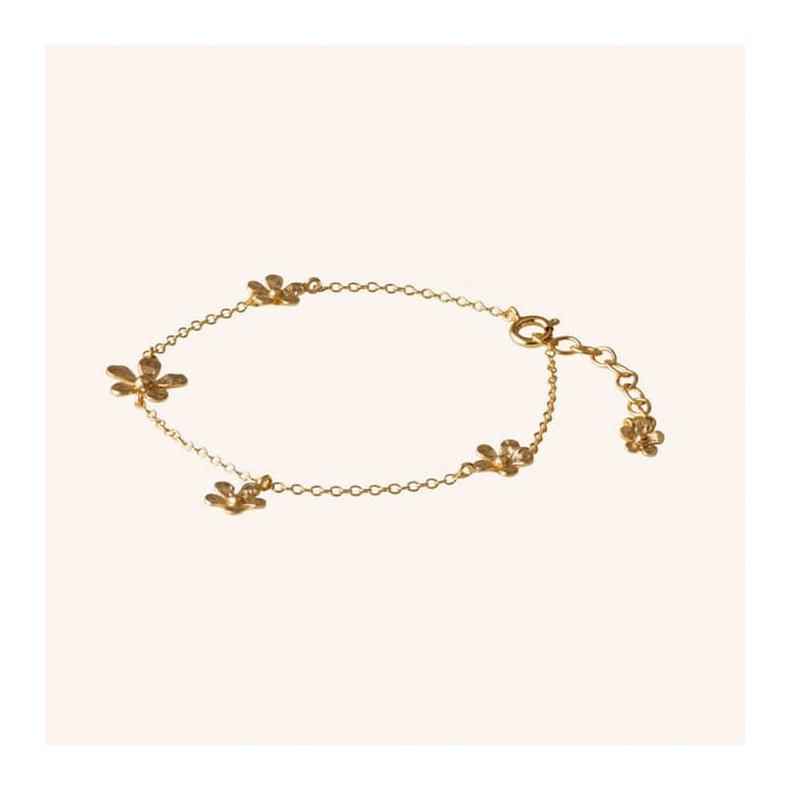 Wild poppy bracelet Pernille Corydon, gold