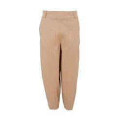 Beate barrel pant Black Colour, latte