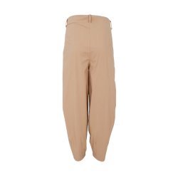 Beate barrel pant Black Colour, latte