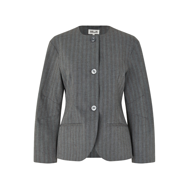 Baum und Pferdgarten Botilda jacket, grey stripes