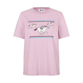 Jawo t-shirt Baum und Pferdgarten, lilac pink