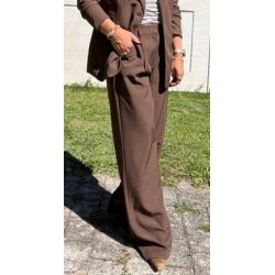 Fava wide pants ICHI, slate black melange